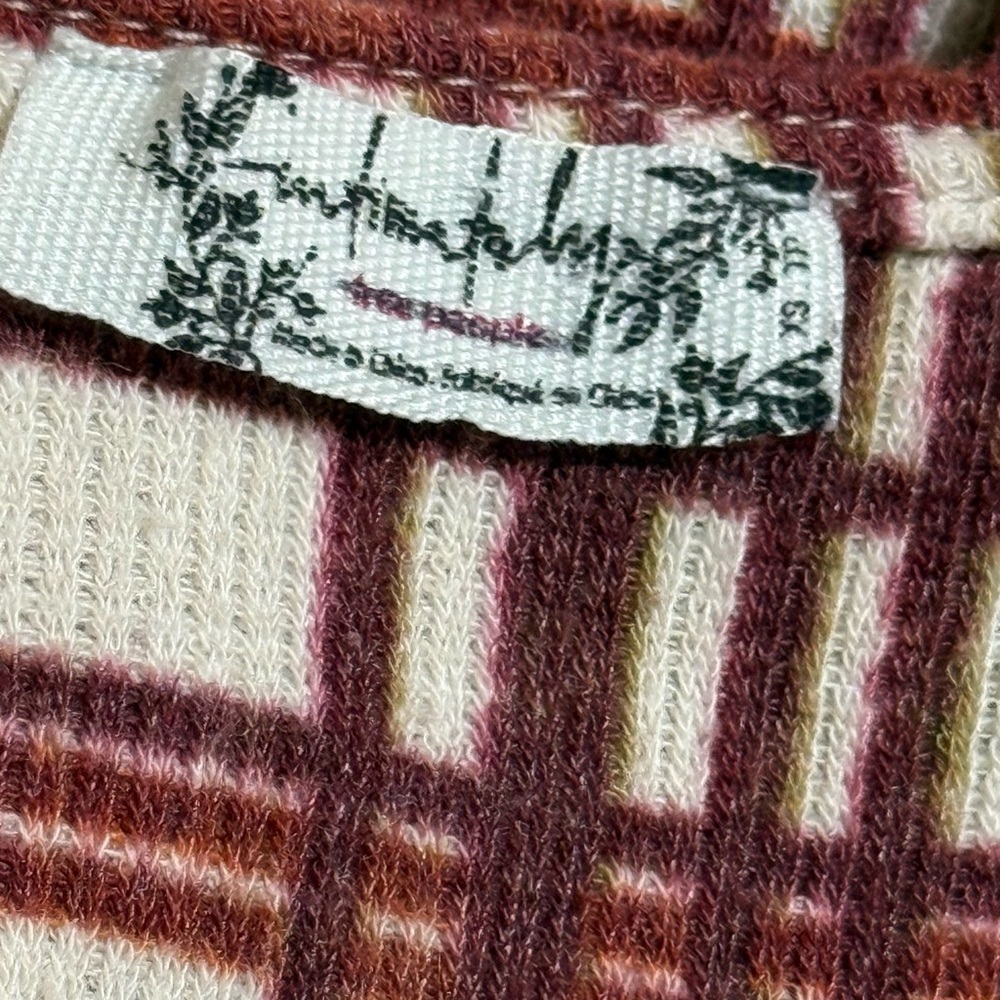 Free People Checkered V-Neck Onesie Lightweight Pajamas - Picture 8 of 12